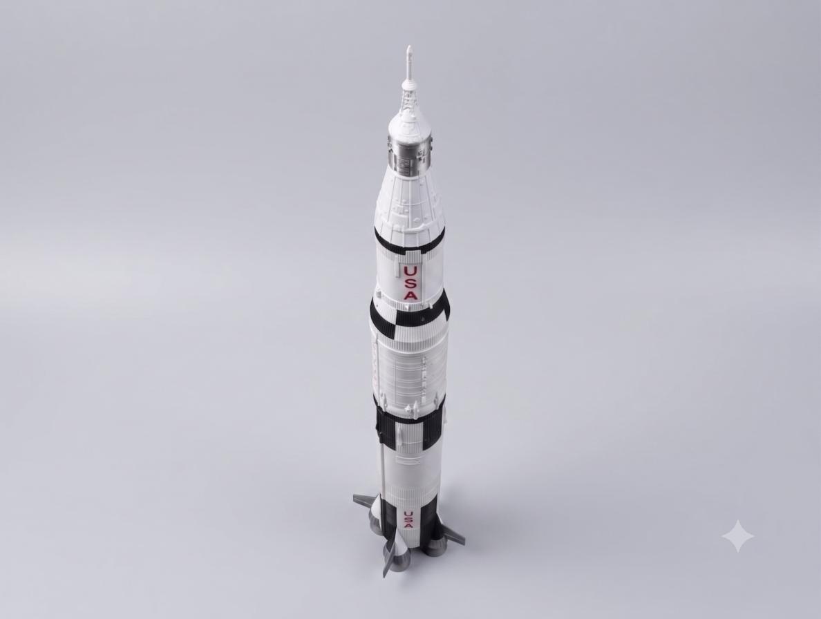 Saturn V Apollo - Kit modèle assemblé — vue 2